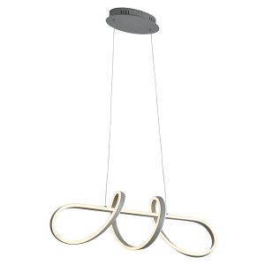 Lampa wisząca Trevance LED ze ściemniaczem szara 595255 Lampa wisząca Trevance LED ze ściemniaczem szara 595255