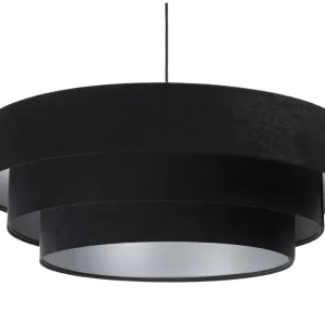 Lampa wisząca TRIO czarna/srebrna 391478
