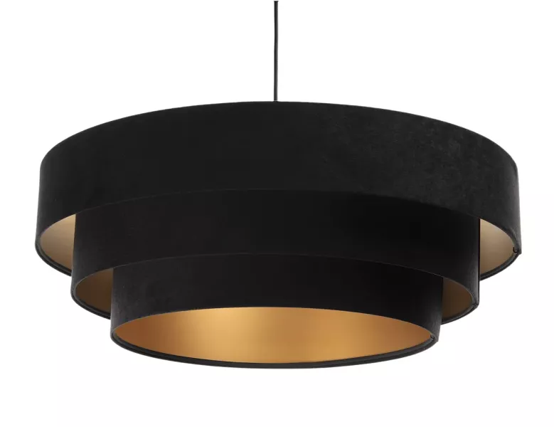 Lampa wisząca TRIO czarna/złota 391620