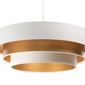 Lampa wisząca TRIO MIX biała/złota 391678