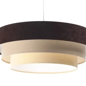 Lampa wisząca TRIO MIX brązowa/beżowa/biała 391706