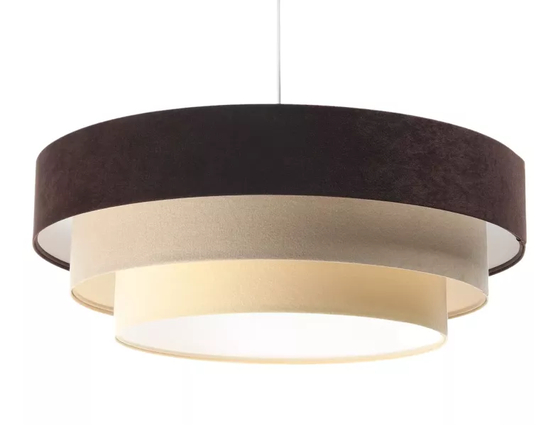 Lampa wisząca TRIO MIX brązowa/beżowa/biała 391706