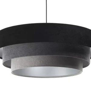 Lampa wisząca TRIO MIX czarna/szara/srebrna 391182