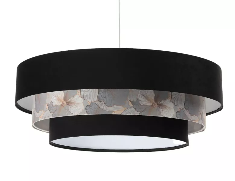 Lampa wisząca TRIO MIX czarna/wielokolorowa 391137