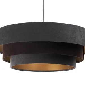 Lampa wisząca TRIO MIX grafitowa/brązowa/złota 391164 Lampa wisząca TRIO MIX grafitowa/brązowa/złota 391164