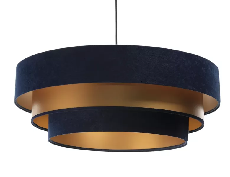 Lampa wisząca TRIO MIX granatowa/złota 391511