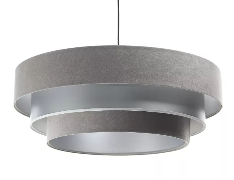 Lampa wisząca TRIO MIX szara/srebrna 392189