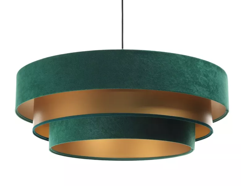 Lampa wisząca TRIO MIX zielona/złota 392190