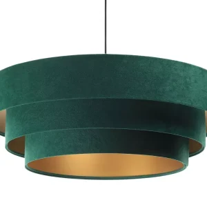 Lampa wisząca TRIO zielona/złota 392188 Lampa wisząca TRIO zielona/złota 392188