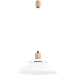 Lampa wisząca TROPIC biała jasne drewno 1xE27x60W wym:85x44x44cm IP20 Alfa 984940 Lampa wisząca TROPIC biała jasne drewno 1xE27x60W wym:85x44x44cm IP20 Alfa 984940