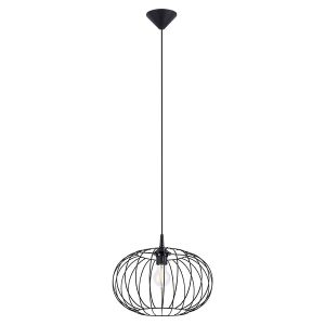 Lampa wisząca Tsuno stalowa czarna 328955 Lampa wisząca Tsuno stalowa czarna 328955