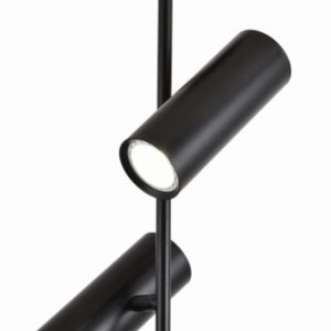 Lampa wisząca Tuba czarna LED 2x5W Neutralna biel lm Candellux 860130 Lampa wisząca Tuba czarna LED 2x5W Neutralna biel lm Candellux 860130