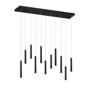 Lampa wisząca TUBULAR czarno-biała LED 11×2.5W Ciepła biel 220lm Trio 856414 Lampa wisząca TUBULAR czarno-biała LED 11×2.5W Ciepła biel 220lm Trio 856414
