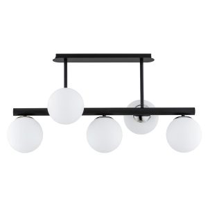 Lampa wisząca TUKANE czarna-chromowana 5xE14x10W wym:43x25x81cm IP20 Alfa 1025245 Lampa wisząca TUKANE czarna-chromowana 5xE14x10W wym:43x25x81cm IP20 Alfa 1025245