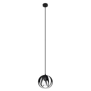 Lampa wisząca Tulos 1 stalowa czarna 52628 Lampa wisząca Tulos 1 stalowa czarna 52628