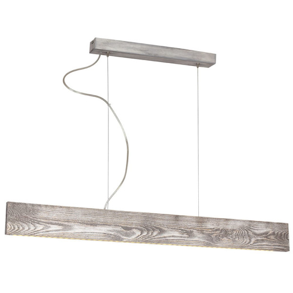 Lampa wisząca TUTA szara LED 1x12W Zimna biel 1260lm Aldex 860885