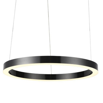 LAMPA WISZĄCA tytanowa LED CIRCLE 100cm nowoczesna 234649