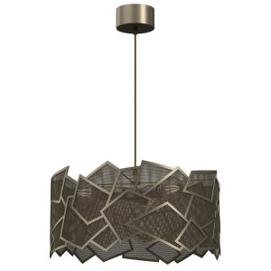 Lampa wisząca tytanowe złoto Camo 3xE27x15W wym: 110×49,5×49,5 cm Luminex 847351 Lampa wisząca tytanowe złoto Camo 3xE27x15W wym: 110×49,5×49,5 cm Luminex 847351