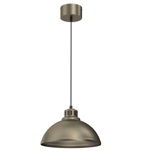 Lampa wisząca tytanowe złoto-czarna Sven 1xE27x15W Luminex 846327 Lampa wisząca tytanowe złoto-czarna Sven 1xE27x15W Luminex 846327