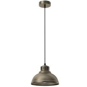 Lampa wisząca tytanowe złoto-czarna Sven 1xE27x15W Luminex 846260 Lampa wisząca tytanowe złoto-czarna Sven 1xE27x15W Luminex 846260