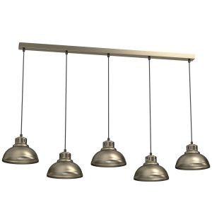 Lampa wisząca tytanowe złoto-czarna Sven 5xE27x15W Luminex 846405 Lampa wisząca tytanowe złoto-czarna Sven 5xE27x15W Luminex 846405