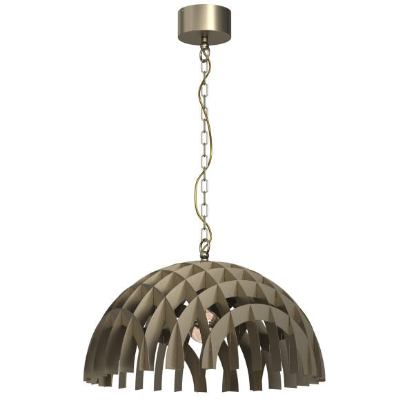 Lampa wisząca tytanowe złoto Space 1xE27x15W wym: 130x50x50 cm Luminex 846617