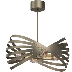Lampa wisząca tytanowe złoto-złoty mat Sparkle 4xE14x15W Luminex 845773 Lampa wisząca tytanowe złoto-złoty mat Sparkle 4xE14x15W Luminex 845773