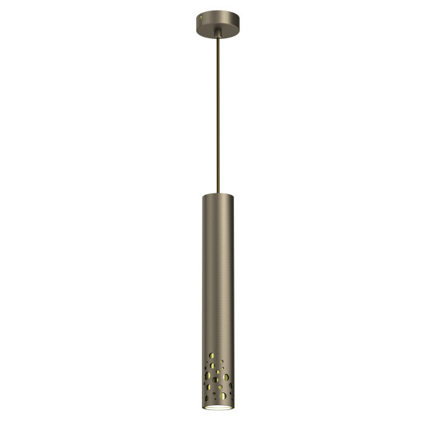 Lampa wisząca tytanowe złoto-złoty połysk Altro Buble 1xGU10x8W Luminex 847325