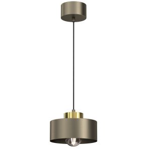 Lampa wisząca tytanowe złoto-złoty połysk Marti 1xE27x15W Luminex 847341 Lampa wisząca tytanowe złoto-złoty połysk Marti 1xE27x15W Luminex 847341