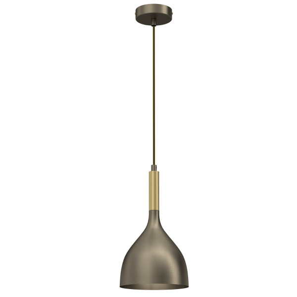 Lampa wisząca tytanowe złoto-złoty połysk Noak 1xE27x15W Luminex 846585