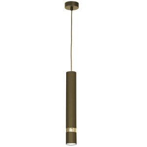 Lampa wisząca tytanowe złoto-złoty połysk Reno 1xGU10x8W Luminex 846396 Lampa wisząca tytanowe złoto-złoty połysk Reno 1xGU10x8W Luminex 846396
