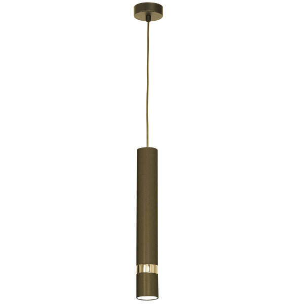 Lampa wisząca tytanowe złoto-złoty połysk Reno 1xGU10x8W Luminex 846396