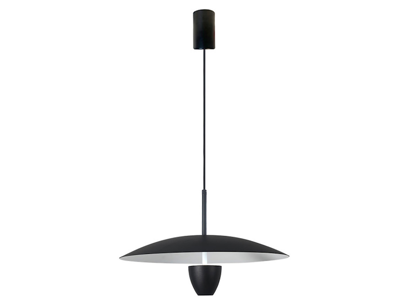 Lampa wisząca Ufo LED 30 cm metalowa czarna 713282