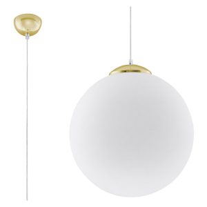 Lampa wisząca Ugo stalowa złota 52505 Lampa wisząca Ugo stalowa złota 52505