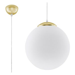 Lampa wisząca Ugo stalowa złota 52504 Lampa wisząca Ugo stalowa złota 52504