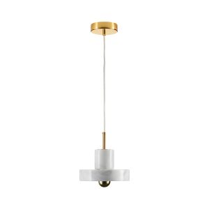 Lampa wisząca UNIVERSO marmurowo złota 18 cm 1065995 Lampa wisząca UNIVERSO marmurowo złota 18 cm 1065995