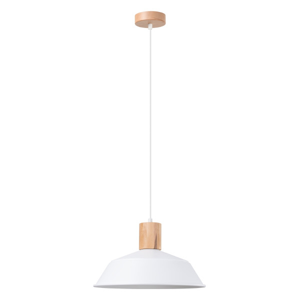 Lampa wisząca URBANO biała 1xE27x15W wym:120x34x34cm IP20 Pure Lume 1026959