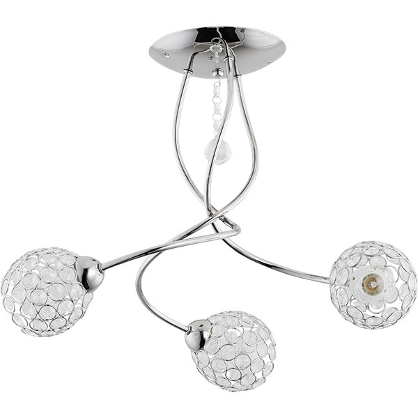 Lampa wisząca VAIO poplątane ramiona chromowana-srebrna 3xE14x10W IP20 Alfa 1019610