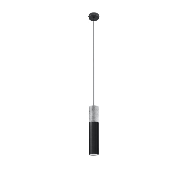 Lampa wisząca VALERO czarno-szara 1xGU10x40W wym:100x8x8cm IP20 Pure Lume 1018933