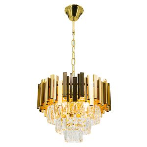 Lampa wisząca Valetta 4-punktowa metalowa złota 194682 Lampa wisząca Valetta 4-punktowa metalowa złota 194682