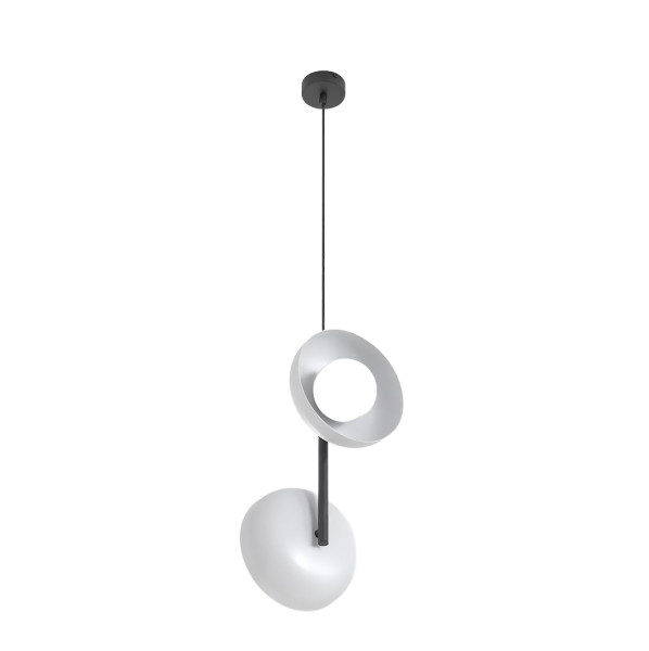 Lampa wisząca VANILA szaro-czarna 2xG9x15W wym:120x23x20cm IP20 Emibig 1025395