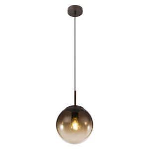 Lampa wisząca Varus szklana brązowa 51576 Lampa wisząca Varus szklana brązowa 51576