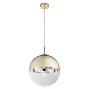 Lampa wisząca Varus szklana złota 38012 Lampa wisząca Varus szklana złota 38012
