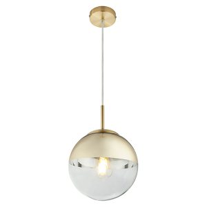 Lampa wisząca Varus szklana złota 37991 Lampa wisząca Varus szklana złota 37991