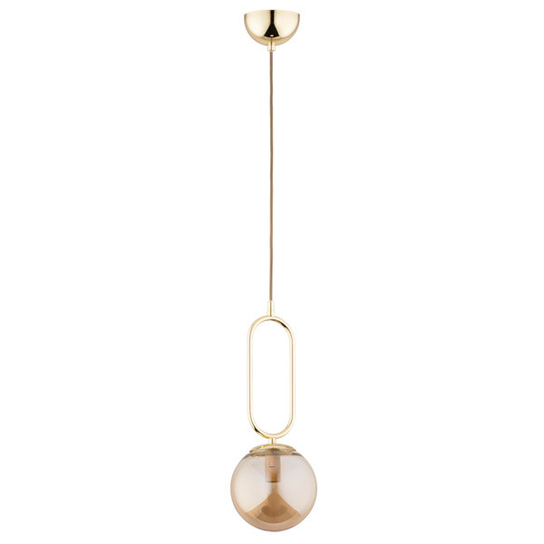 Lampa wisząca VAVIL mosiężno-złota 1xE14x40W wym:90x15x15cm IP20 Alfa 1026832