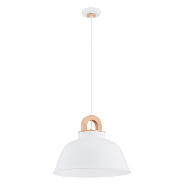 Lampa wisząca VAYPER biało-brązowa 1xE27x15W wym:90x40x40cm IP20 Alfa 1025733