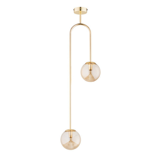 Lampa wisząca VECTOR złota 2xE14x10W wym:108x15x33cm IP20 Alfa 1019329