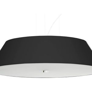 Lampa wisząca Vega 5-punktowa tkaninowa czarna 39210 Lampa wisząca Vega 5-punktowa tkaninowa czarna 39210