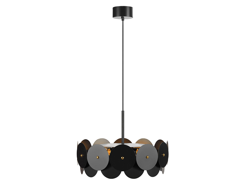 Lampa wisząca Vegas 3-punktowa metalowa czarna 45024