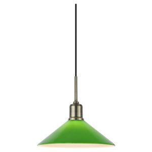 Lampa wisząca Vela szklana zielona 620077 Lampa wisząca Vela szklana zielona 620077